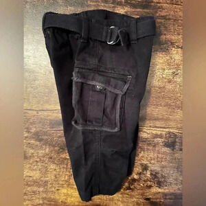 Ralph Lauren | infant boys black cargo pants. Size: 6M.